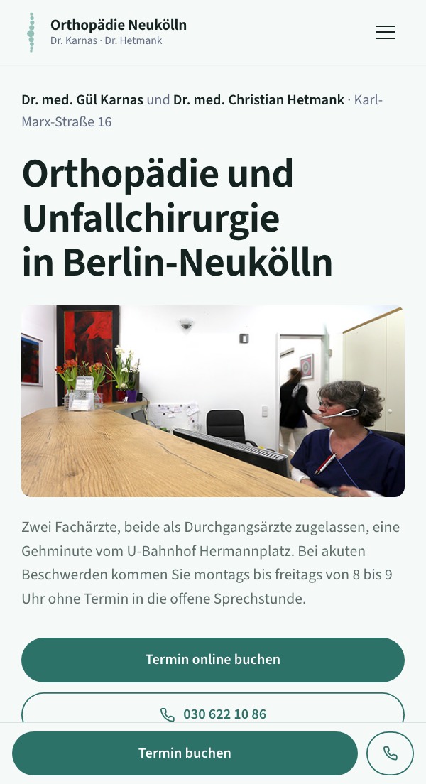 Der Entwurf von NLPC auf dem Smartphone